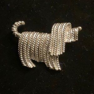 Vintage SARAH Coventry Shaggy Dog Brooch Pin